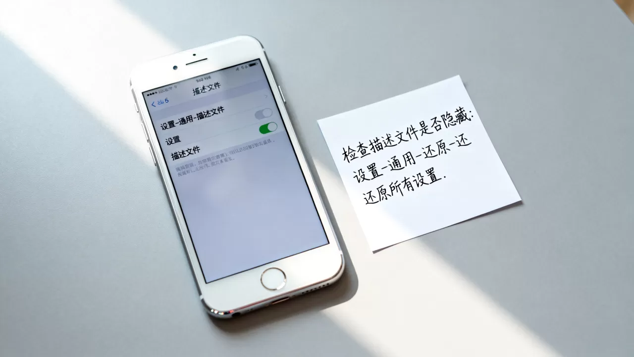 iphone6描述文件没有了怎么办,iphone6描述文件丢失解决方法 iphone6描述文件没有了怎么办,iphone6描述文件丢失解决方法