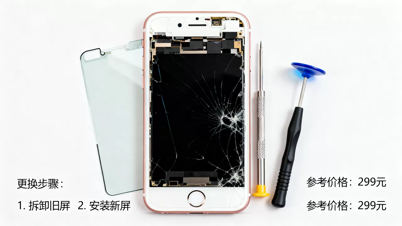 iphone6p换屏视频，iphone6p换屏多少钱