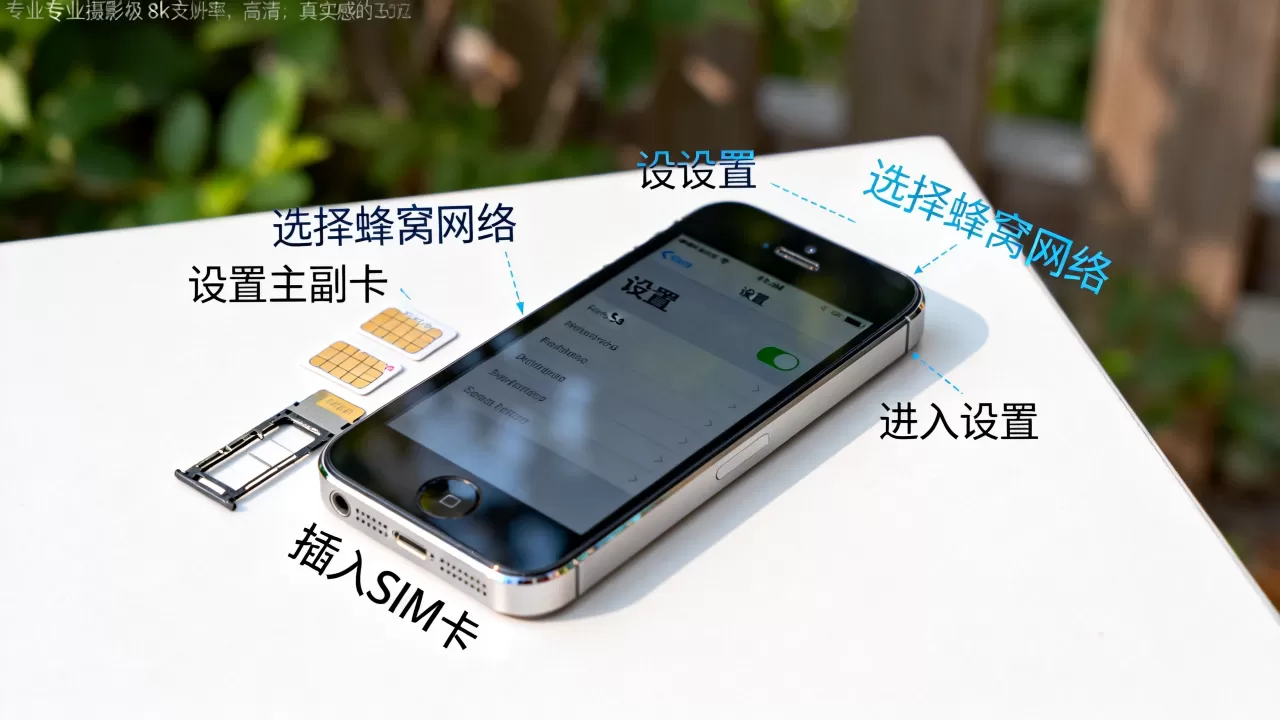 iphone5s美版怎么用，iphone5s美版双卡双待设置教程