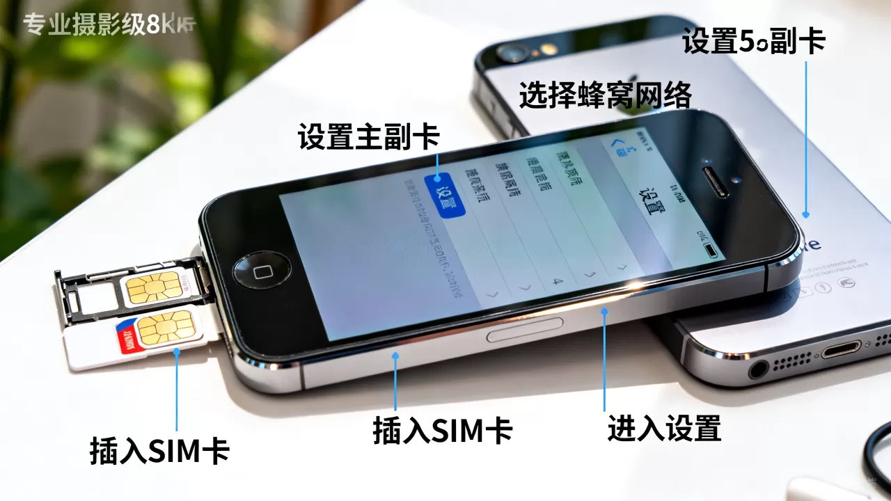 iphone5s美版怎么用，iphone5s美版双卡双待设置教程