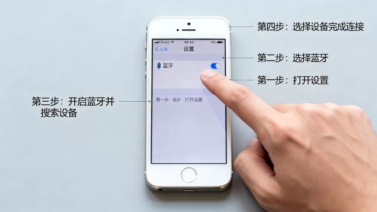 iphone5s蓝牙怎么用，iphone5s蓝牙连接教程