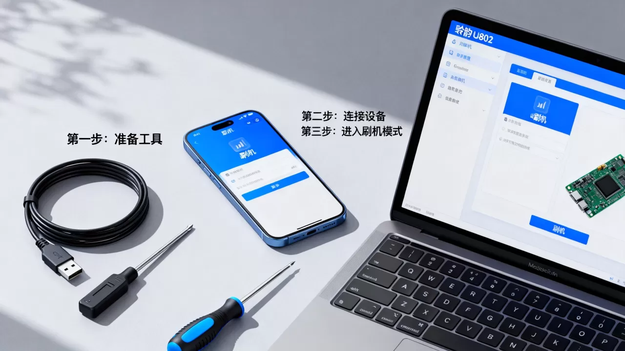 聆韵u802刷机教程，聆韵u802刷机失败怎么办