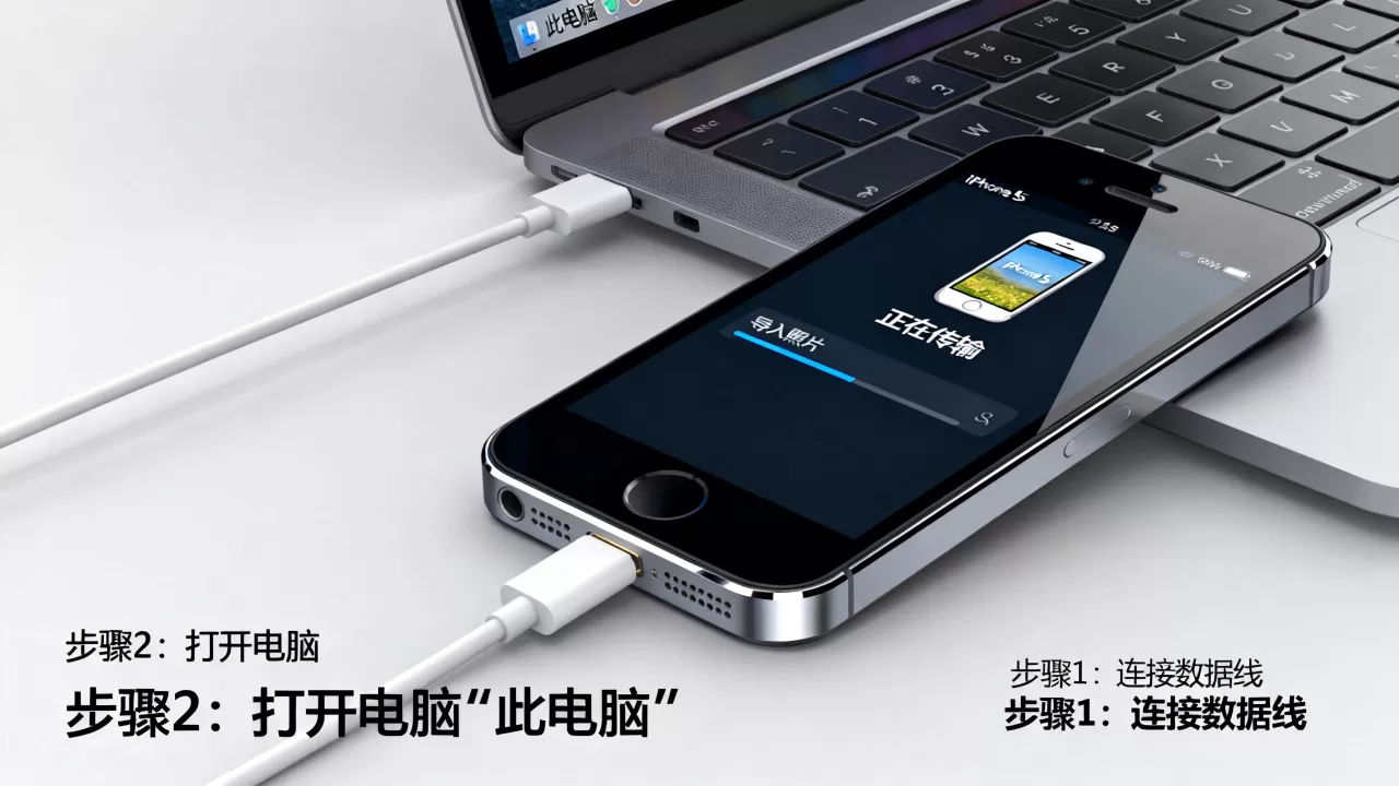 iphone5s图片传到电脑，iphone5s照片怎么导入电脑