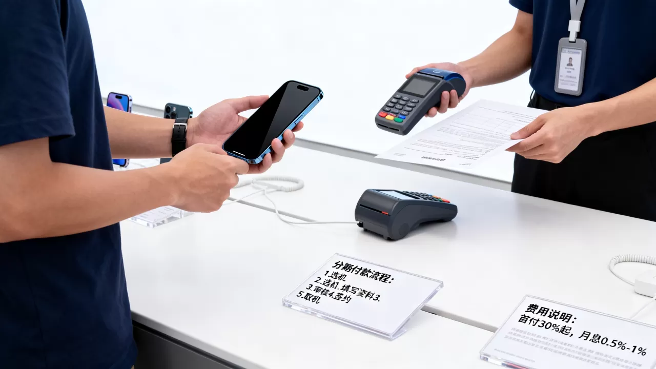 iphone实体店分期付款流程及费用详解,iphone分期付款在哪里办理 iphone实体店分期付款流程及费用详解,iphone分期付款在哪里办理