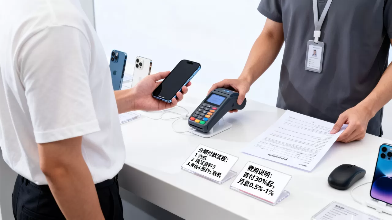 iphone实体店分期付款流程及费用详解,iphone分期付款在哪里办理 iphone实体店分期付款流程及费用详解,iphone分期付款在哪里办理