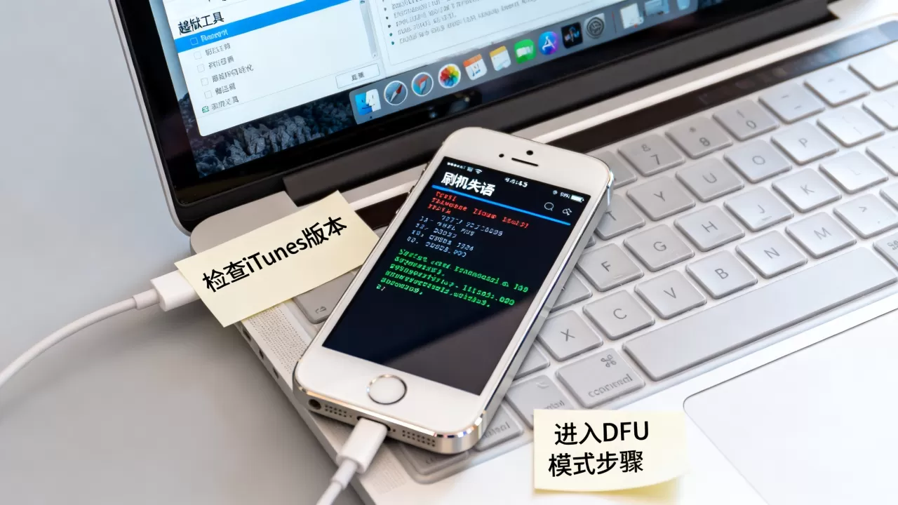 iphone5越狱后刷机失败怎么办，iphone5越狱教程