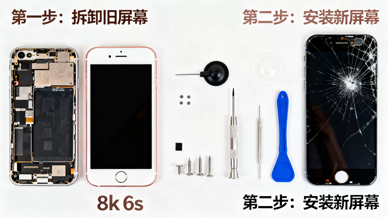 iphone6s更换屏幕教程,iphone6s屏幕总成多少钱 iphone6s更换屏幕教程,iphone6s屏幕总成多少钱