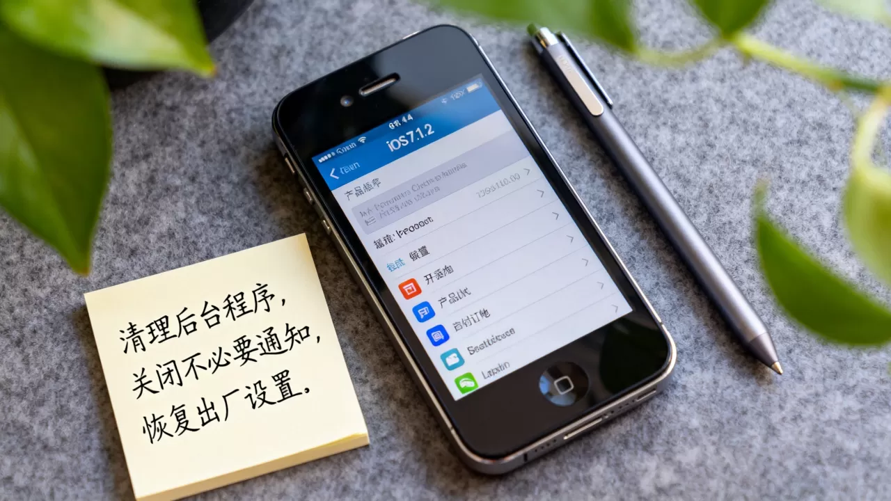 iPhone4升级iOS7.1.2卡顿怎么解决？iPhone4 iOS7.1.2优化