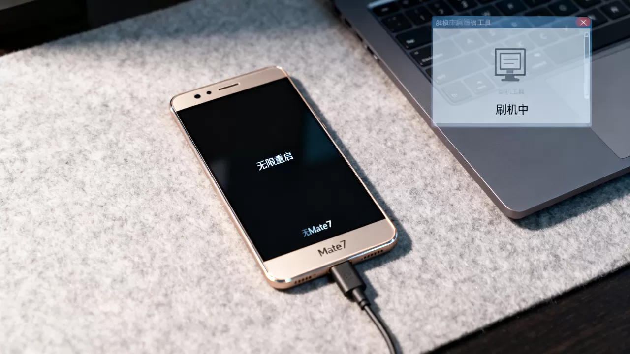 mate7 刷机 无限重启