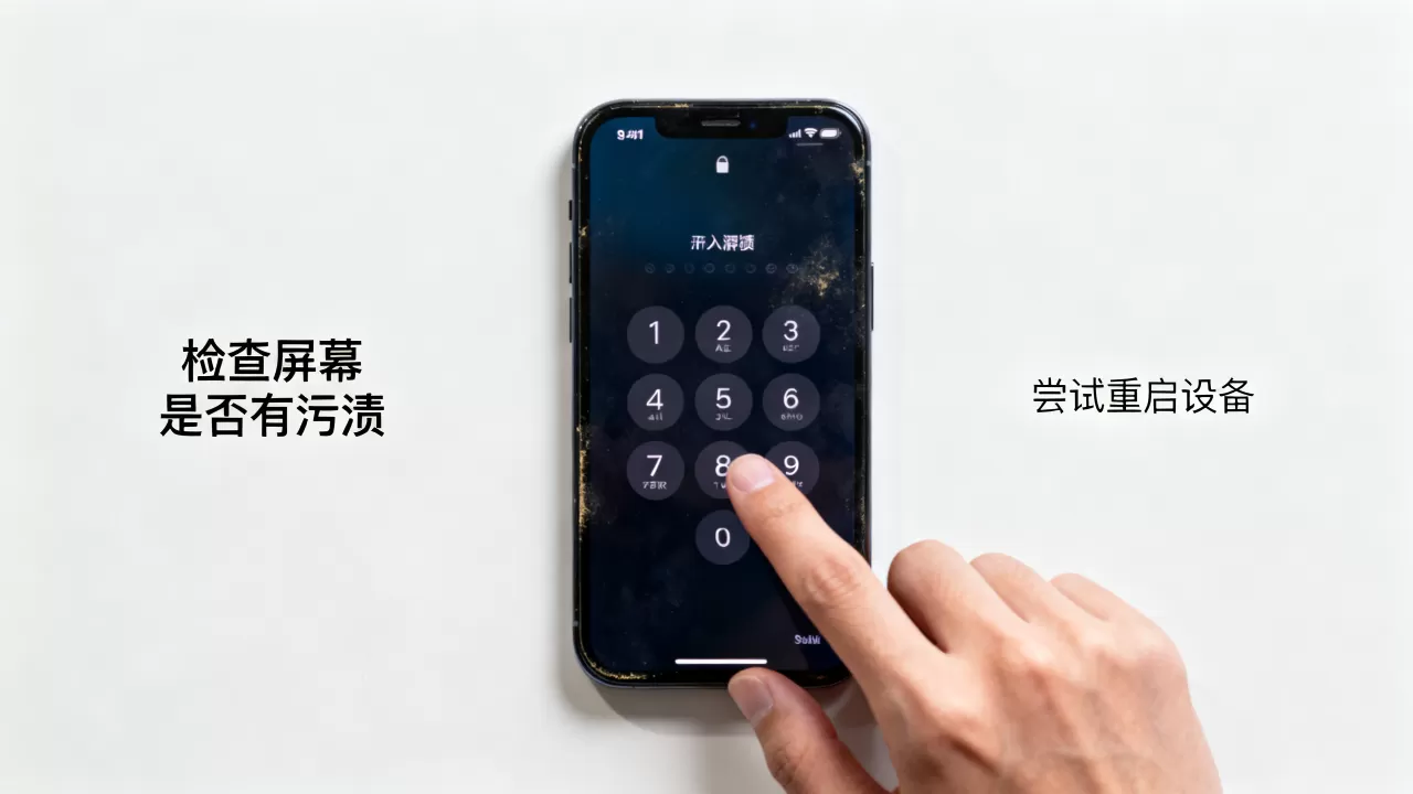 iphone解锁屏幕失灵怎么办