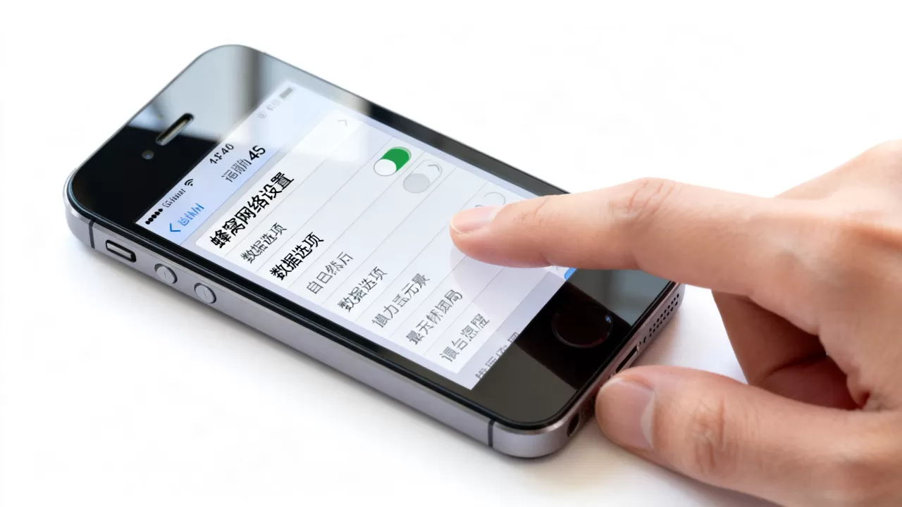 iphone4s蜂窝网络设置不了怎么办，iphone4s蜂窝数据