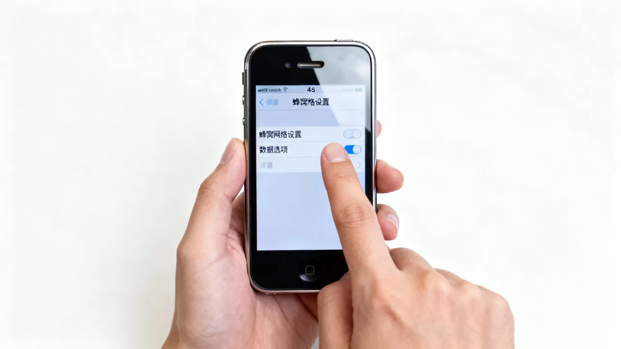 iphone4s蜂窝网络设置不了怎么办，iphone4s蜂窝数据