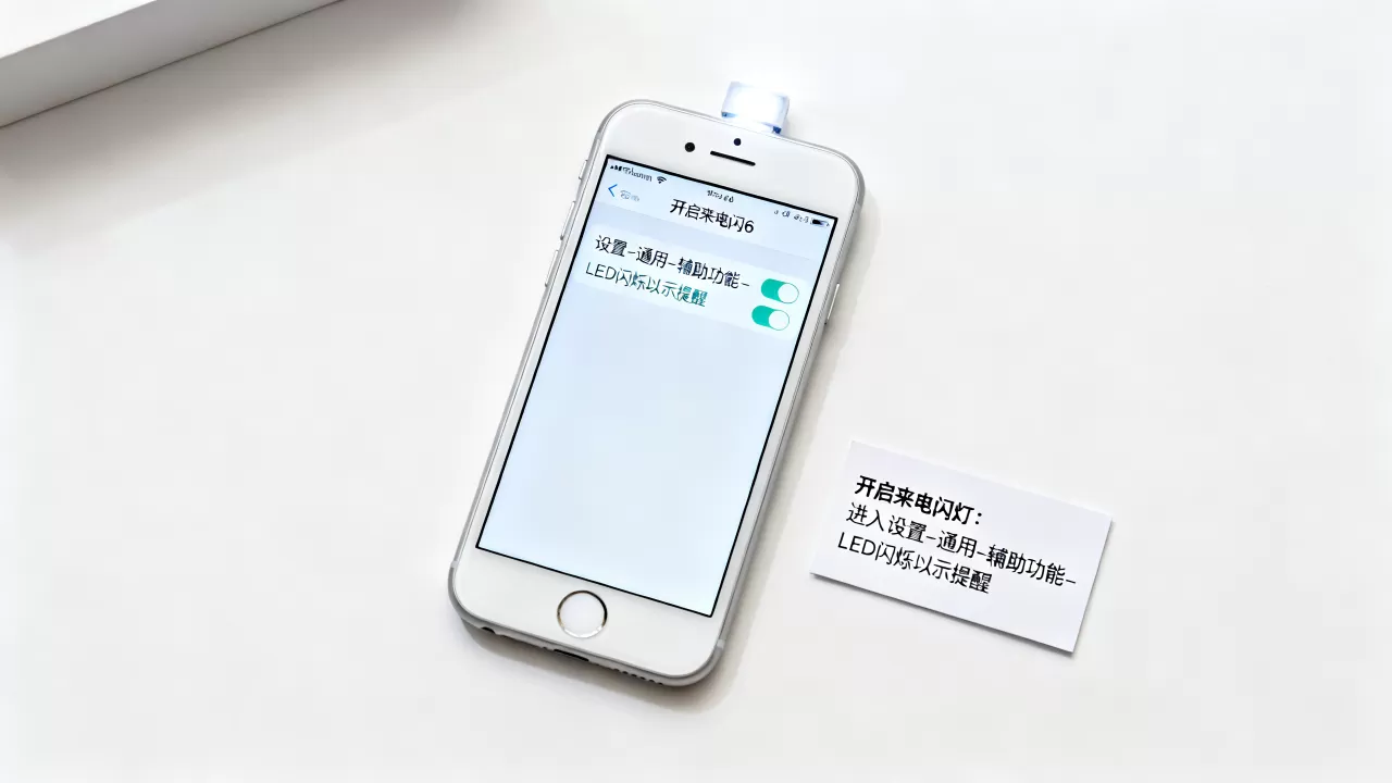 iphone6闪灯怎么设置，iphone6来电闪灯设置方法