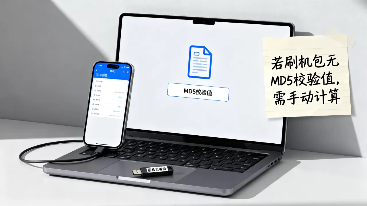 刷机包没有md5校验值怎么办，刷机包md5校验