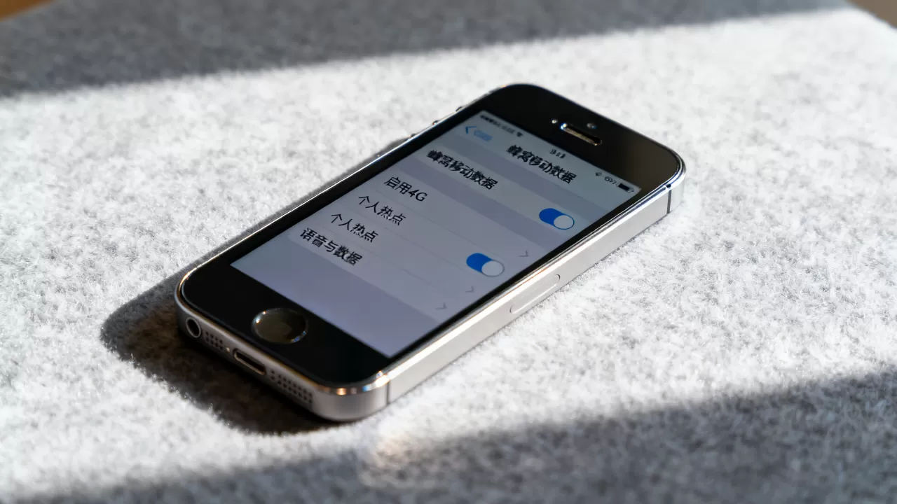 iphone5蜂窝移动数据设置