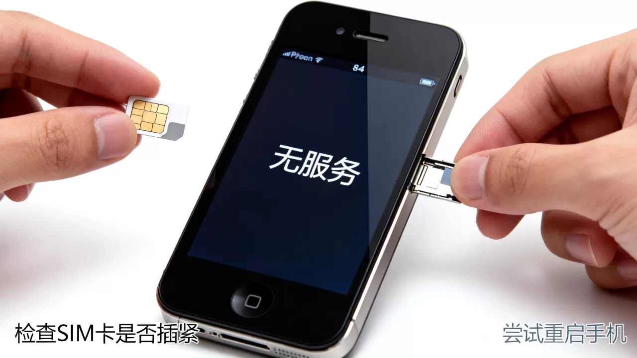 iphone4 sim卡无服务怎么办，iphone4无服务怎么解决