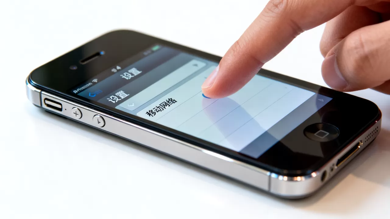 iphone4怎么设置移动网络，iphone4设置移动网络