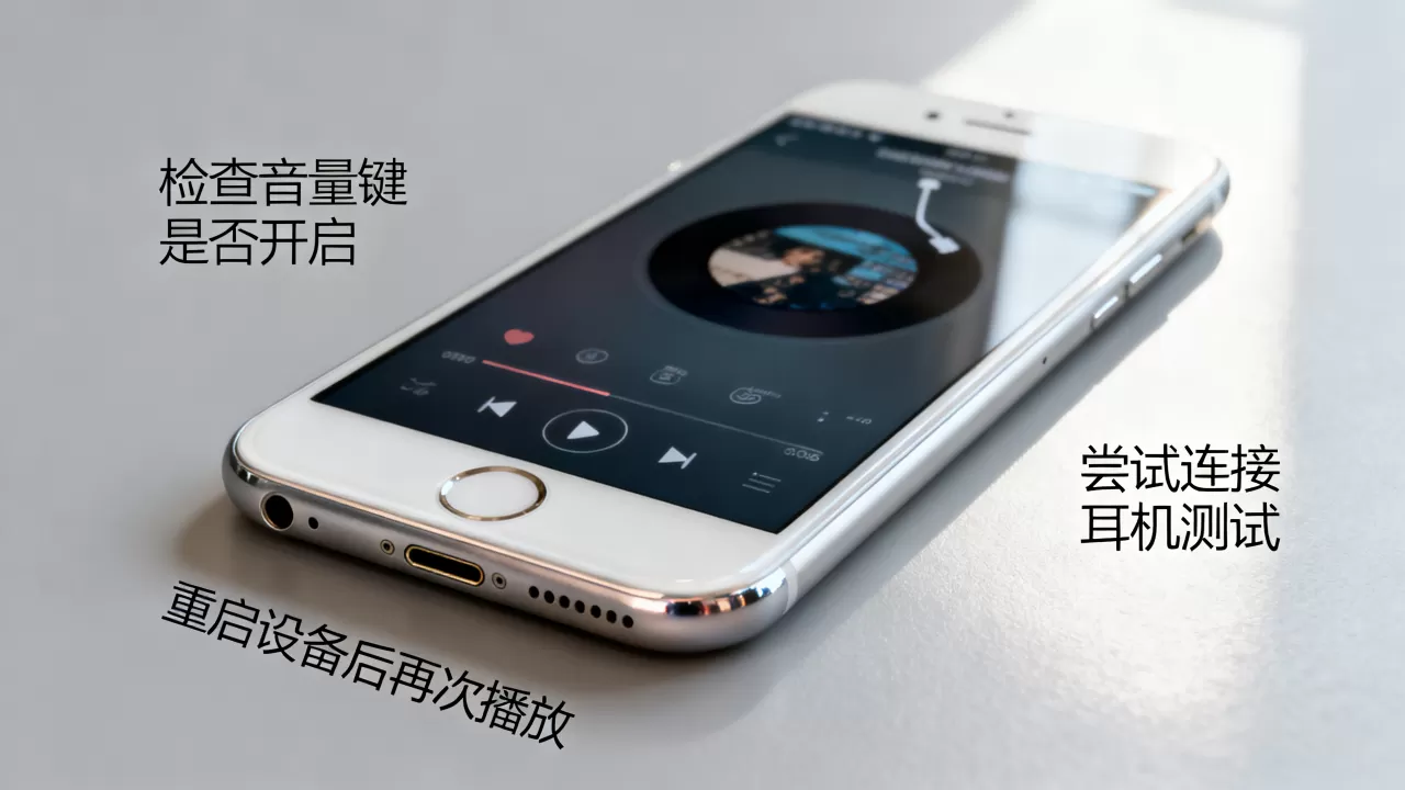 iphone6s播放音乐没声音怎么办，iphone6s播放音乐