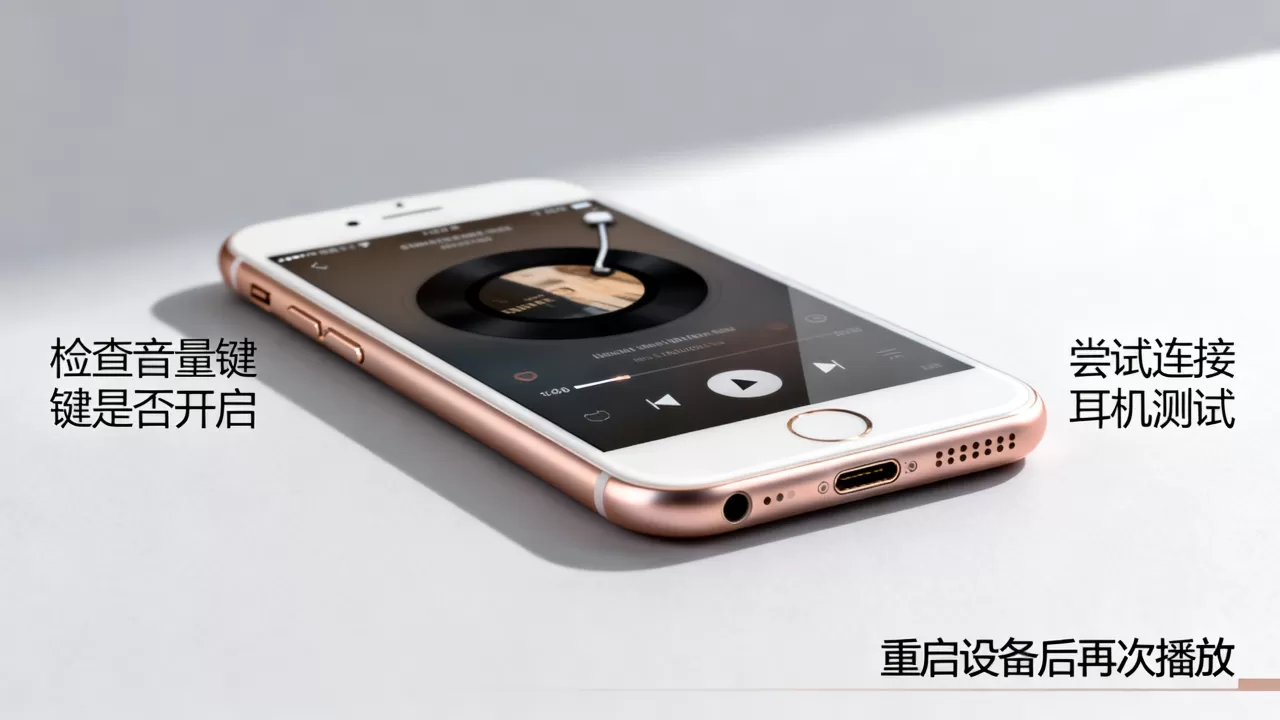 iphone6s播放音乐没声音怎么办，iphone6s播放音乐