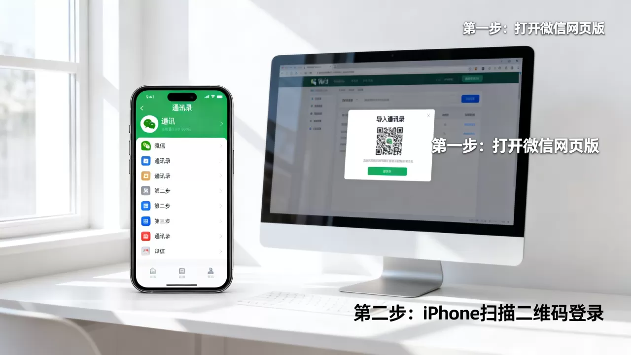 微信通讯录导入iphone，iphone怎么导入微信通讯录