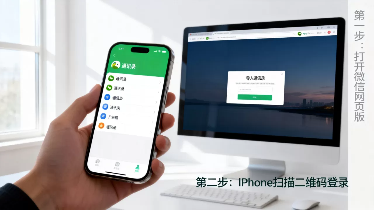 微信通讯录导入iphone，iphone怎么导入微信通讯录