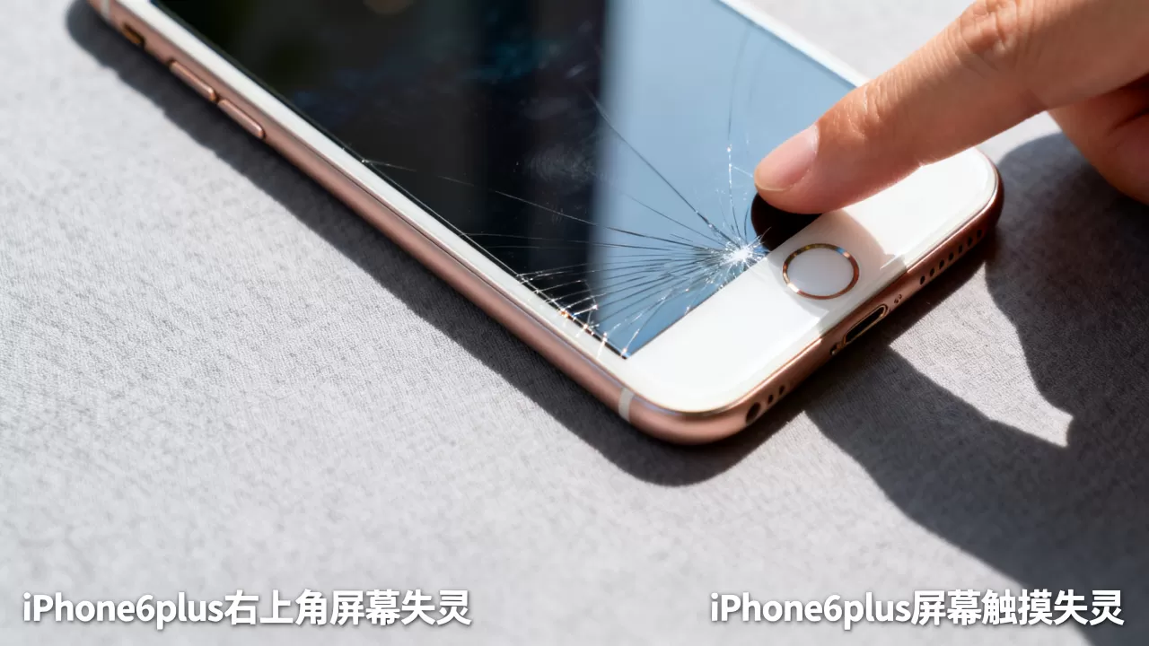 iphone6plus右上角屏幕失灵，iphone6plus屏幕触摸失灵