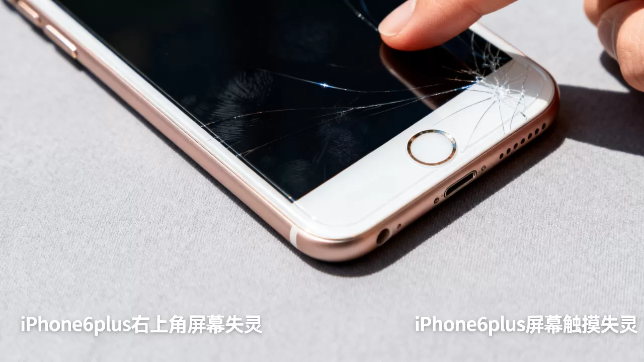 iphone6plus右上角屏幕失灵，iphone6plus屏幕触摸失灵