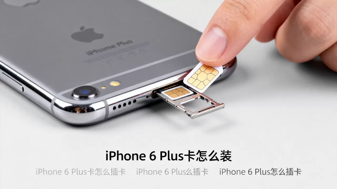 iphone6plus卡怎么装，iphone6plus怎么插卡