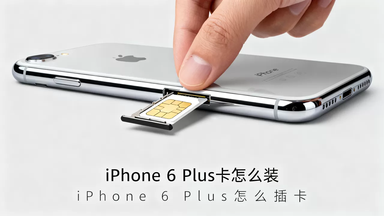 iphone6plus卡怎么装，iphone6plus怎么插卡