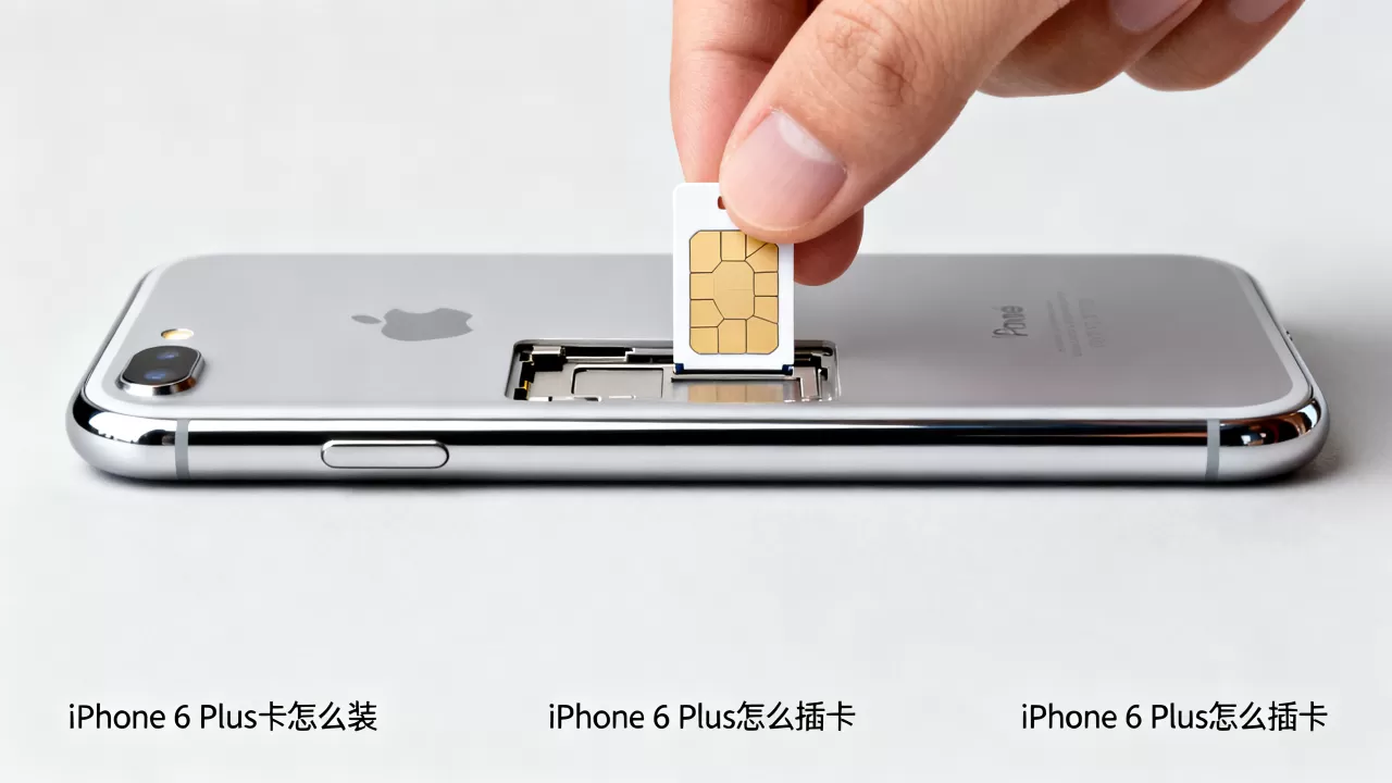 iphone6plus卡怎么装，iphone6plus怎么插卡