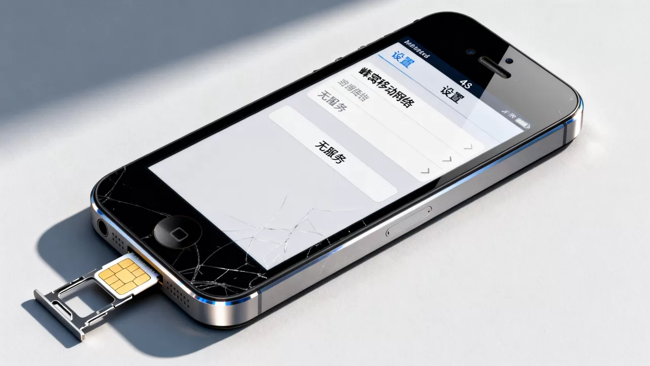 iphone4s美版没信号怎么办，iphone4s美版没信号