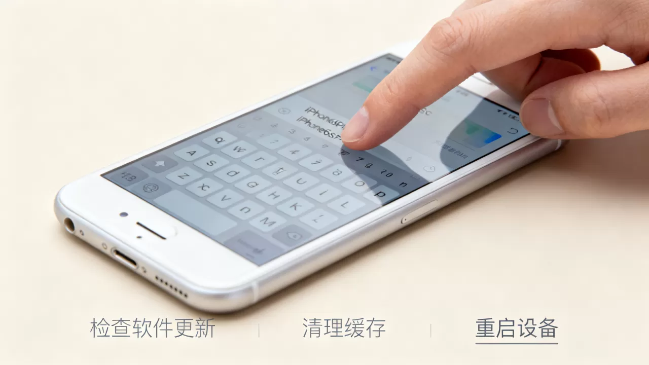 iPhone6sPlus输入法卡顿怎么办，iPhone6sPlus输入法