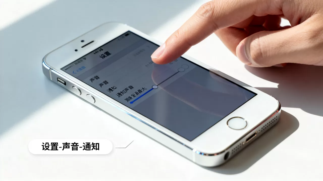 iphone5s通知的声音怎么调大？iphone5s通知声音设置