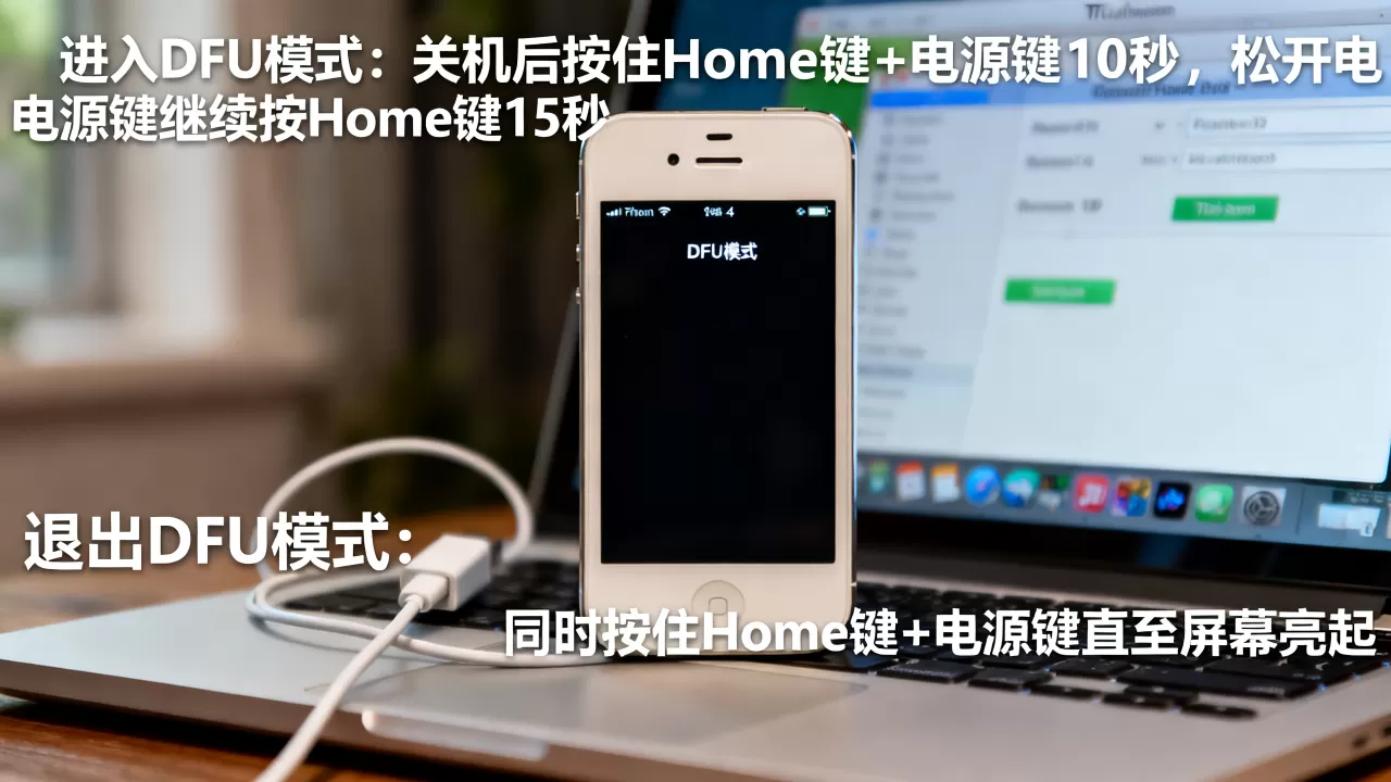 iphone4s进入dfu模式怎么退出，iphone4s进入dfu模式