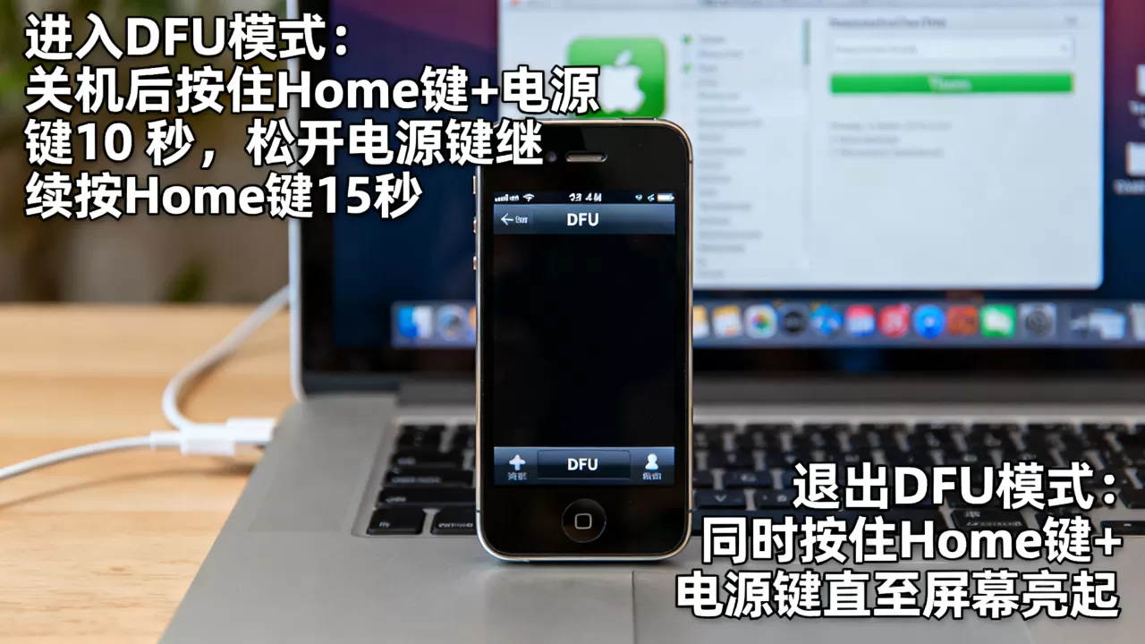 iphone4s进入dfu模式怎么退出，iphone4s进入dfu模式