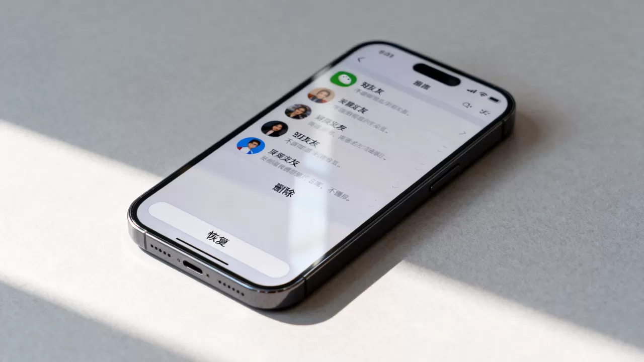 iphone微信删除好友恢复，iphone微信删除好友怎么恢复
