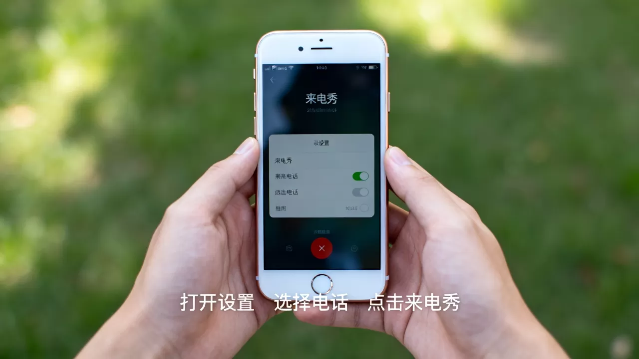 iphone6来电秀怎么设置，iphone6来电秀