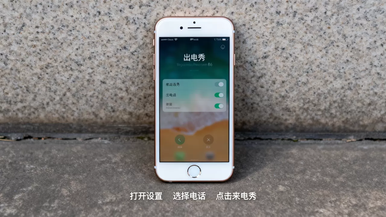 iphone6来电秀怎么设置，iphone6来电秀