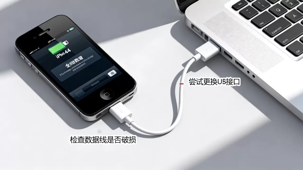 iphone4s电脑无法充电怎么办，iphone4s充电故障