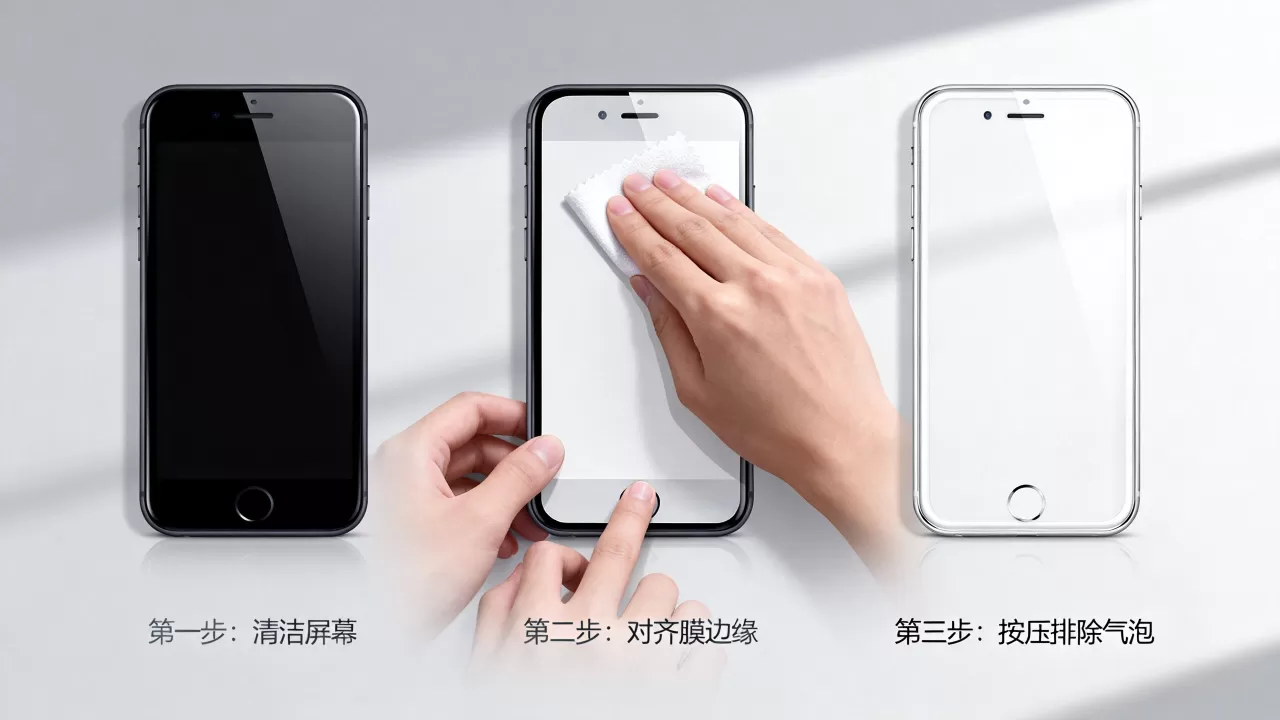 黑色iPhone6贴白色膜好看吗，iPhone6贴膜教程