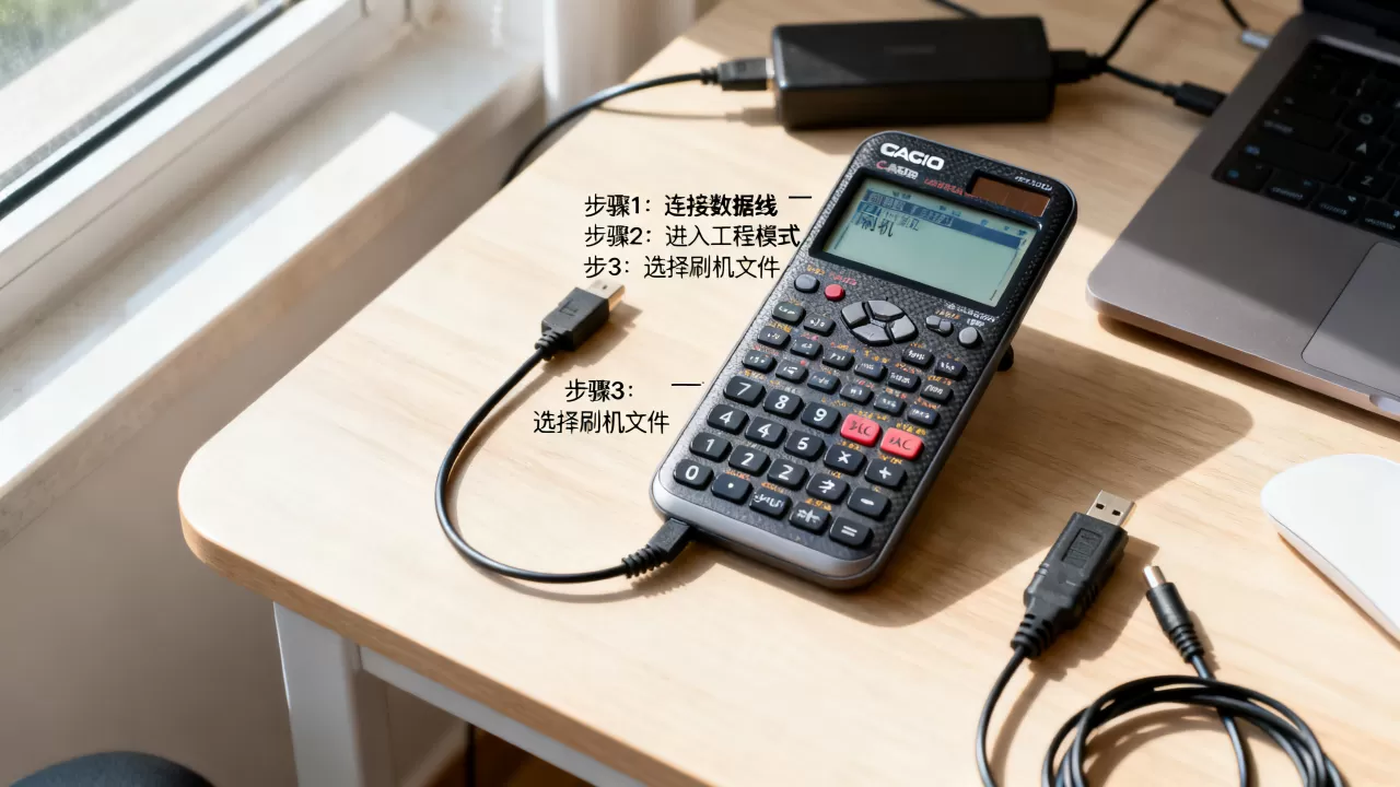 卡西欧计算器怎么刷机？卡西欧计算器刷机教程