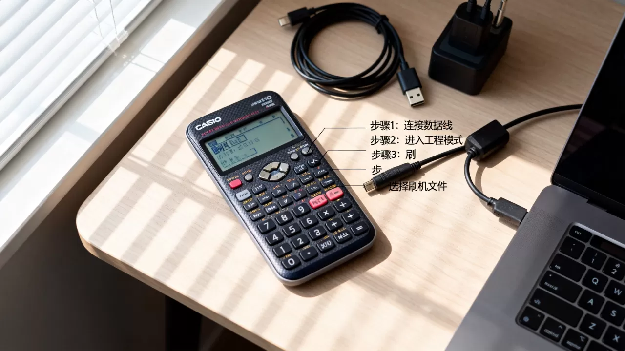 卡西欧计算器怎么刷机？卡西欧计算器刷机教程
