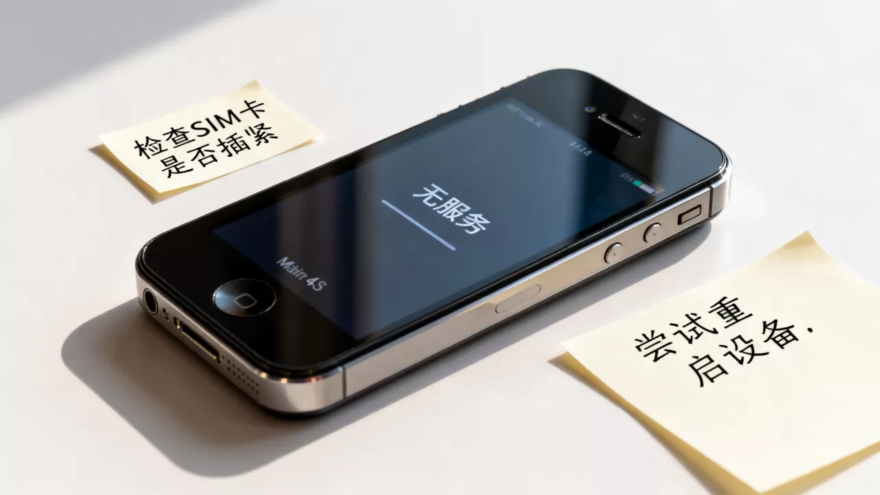 美版iphone4s没信号怎么办，iphone4s无服务