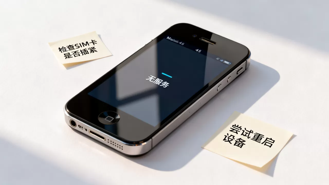 美版iphone4s没信号怎么办，iphone4s无服务