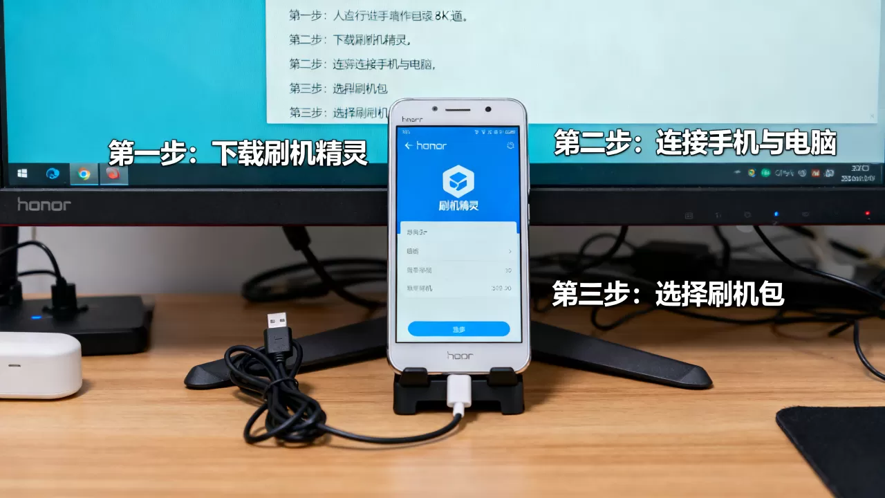 荣耀3c刷机精灵怎么用，荣耀3c刷机精灵