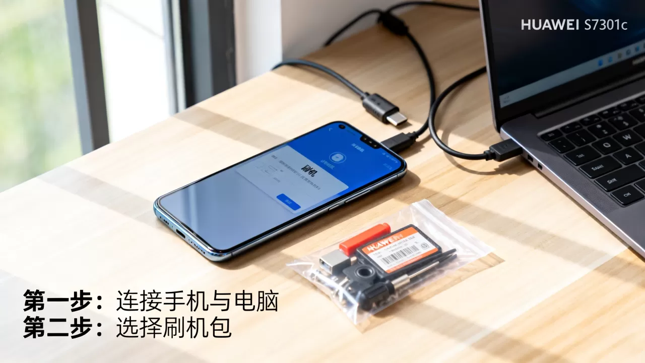 华为s7301c刷机教程，华为s7301c刷机