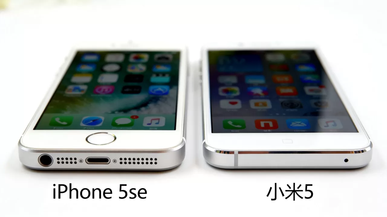 iphone5se和小米5哪个好，小米5和iphone5se对比