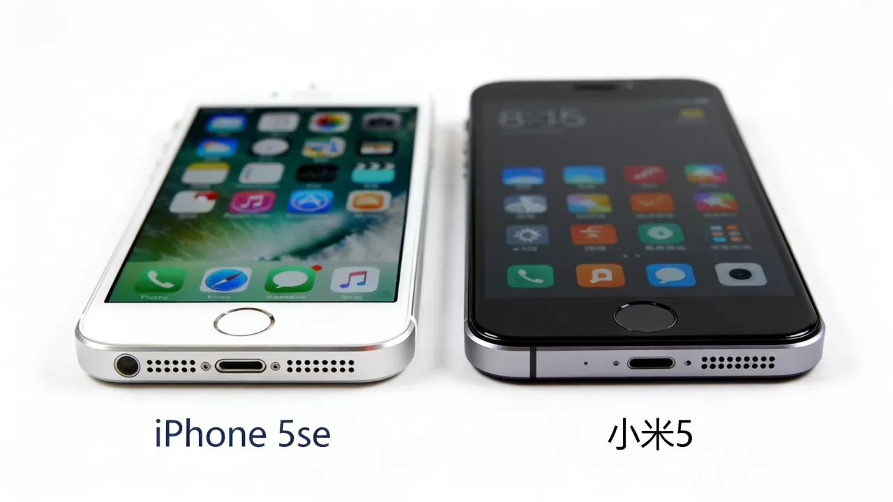 iphone5se和小米5哪个好，小米5和iphone5se对比