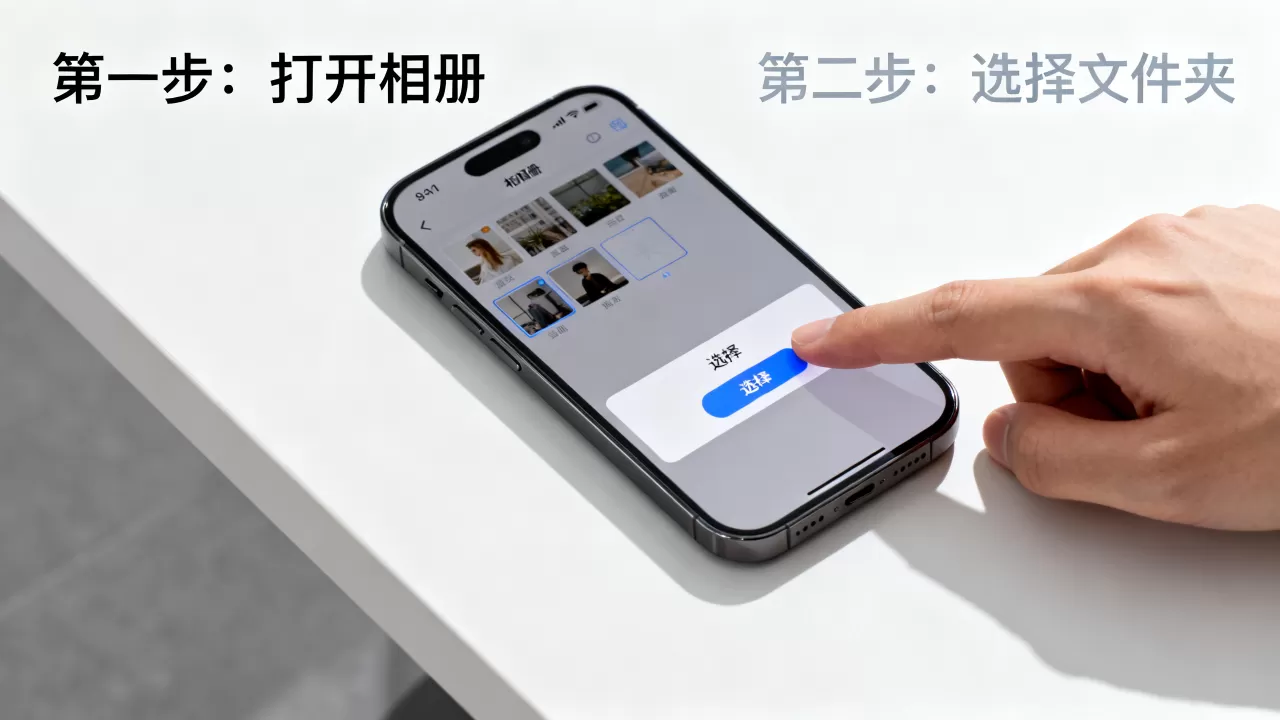怎么删除iphone照片文件夹，iphone怎么删除照片