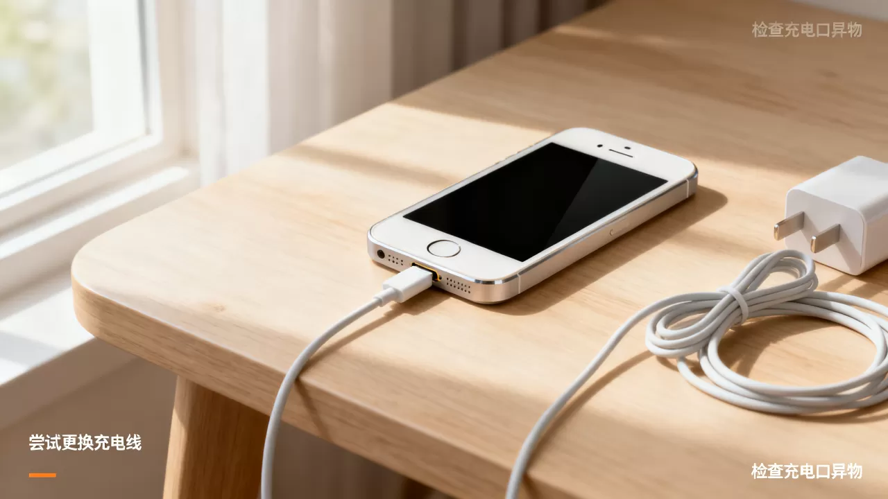 iphone5s无法开机充电怎么办，iphone5s充不进电